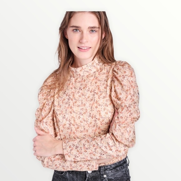 NEW EN SAISON REVOLVE Adele Floral Blouse, Small - Picture 2 of 14